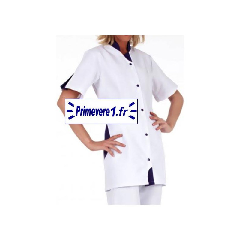 Tunique médicale Clothilde couleur blanche Tunique médicale Clothilde couleur blanche