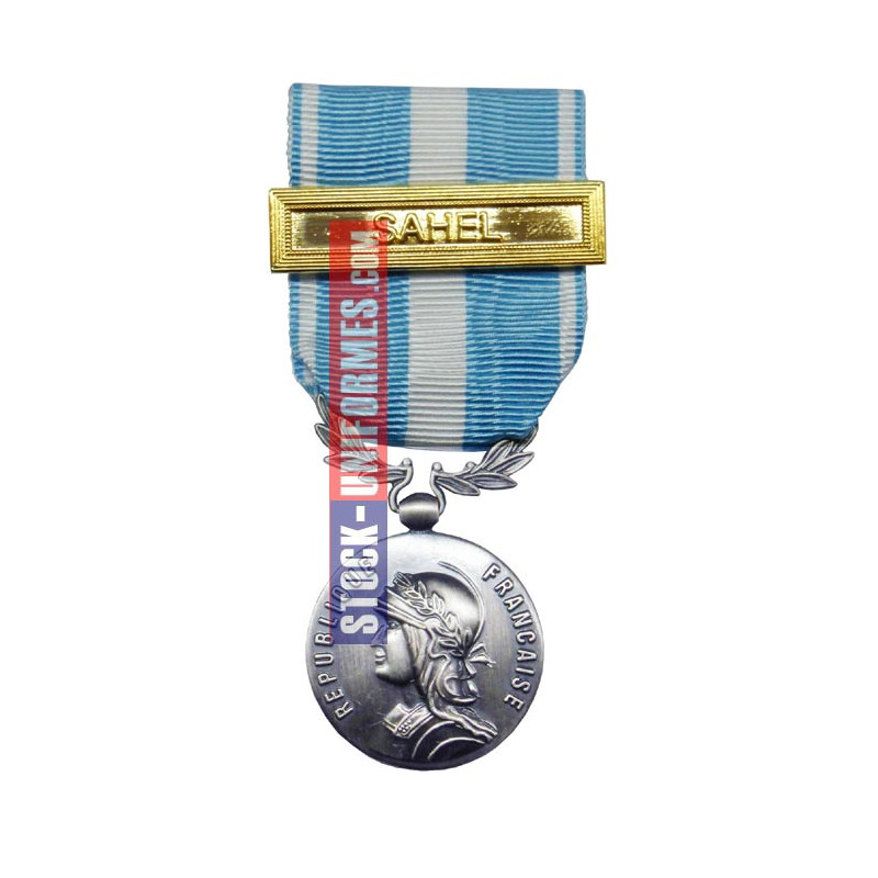 Médaille ordonnance Outre-Mer - Agrafe Sahel