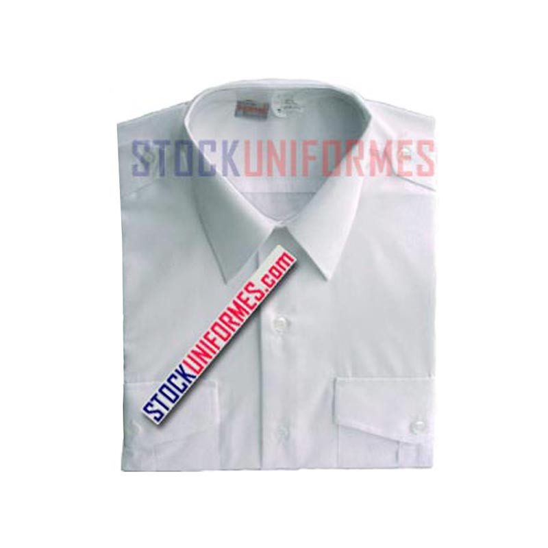 Chemise blanche manches longues d'uniforme Chemise blanche manches longues d'uniforme