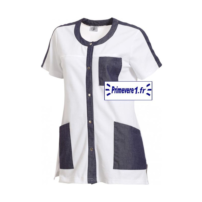 Tunique médicale Femme Bélinda couleur Blanche Tunique médicale Femme Bélinda couleur Blanche