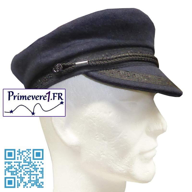 Casquette Marinière bleu foncé Casquette Marinière bleu foncé
