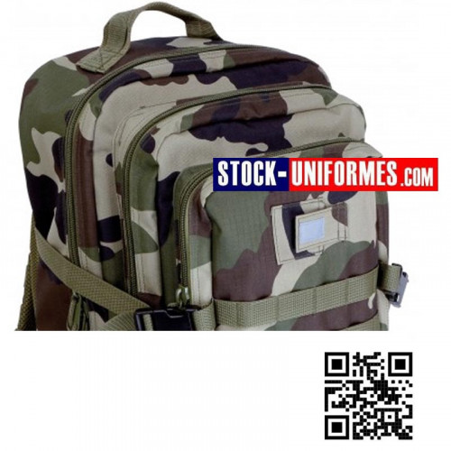 Sac à dos camouflage type militaire contenance 50 litres zoom