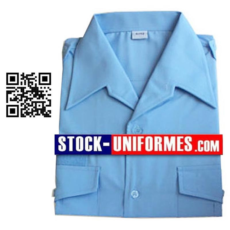 Chemisette Ciel Manches courtes Gendarmerie Pompier Militaire Chemisette Ciel Manches courtes Gendarmerie Pompier Militaire