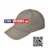 Casquette beige forme base ball