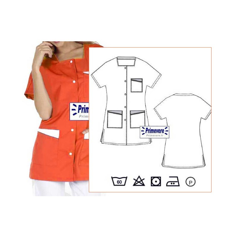 tunique médicale couleur abricot tunique médicale couleur abricot
