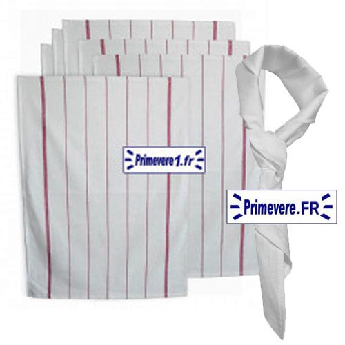 Accessoires d'habillement pour cuisinier