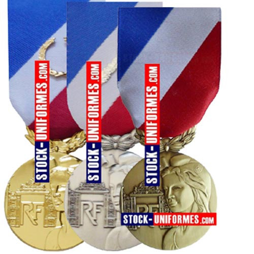 Médailles barrette Sécurité Intérieure | Primevere.fr