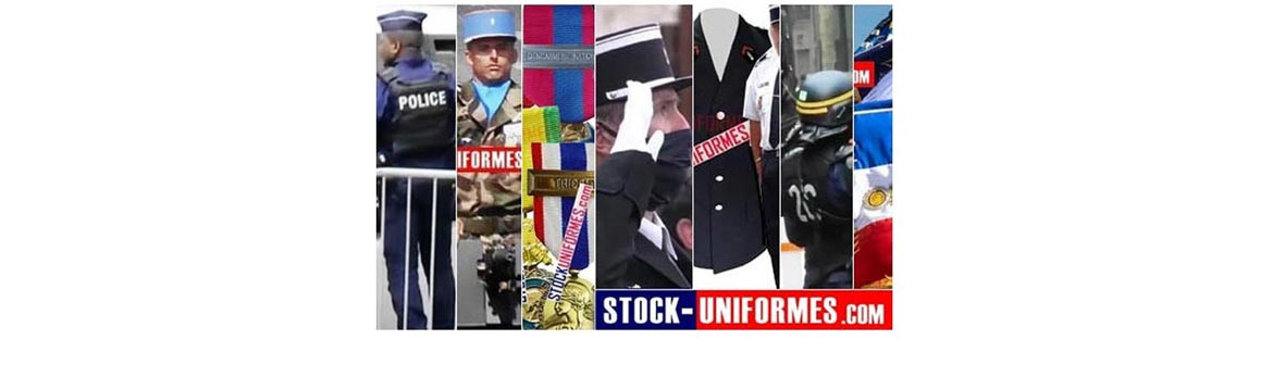 uniformes sapeurs-pompiers et gendarmerie
